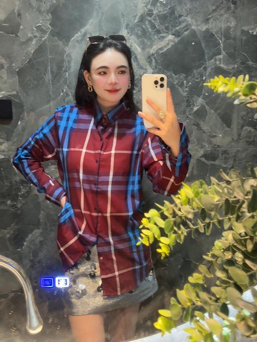 巴家红色格纹衬衣  男女同款 商品图4