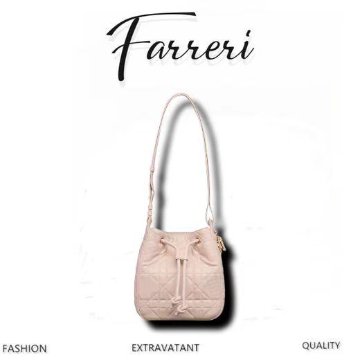 D家 水桶单肩包 胭脂粉 商品图0