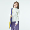 白色预售12.21发 棵初25年秋冬新款亲子中大女童半高领德绒打底衫3A抑菌抗静电卫衣 商品缩略图1