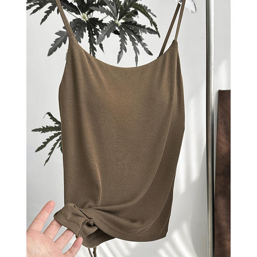 23%莫代尔+5%羊毛带胸垫细吊带 商品图5