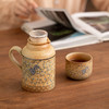 缠枝莲古陶小暖壶复古闷茶壶茶杯陶瓷保温壶茶具商务礼品伴手礼 商品缩略图1