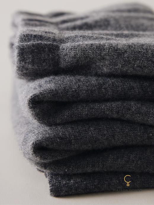 MAISON COVET 纯山羊绒休闲圆领翻边套装 商品图7