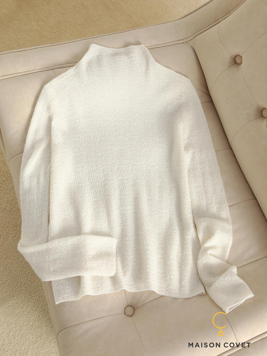 MAISON COVET 纯山羊绒半高领打底衫 商品图1
