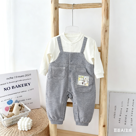 Cucutas男婴童连体服CY25AUW226牛仔蓝66#-90#