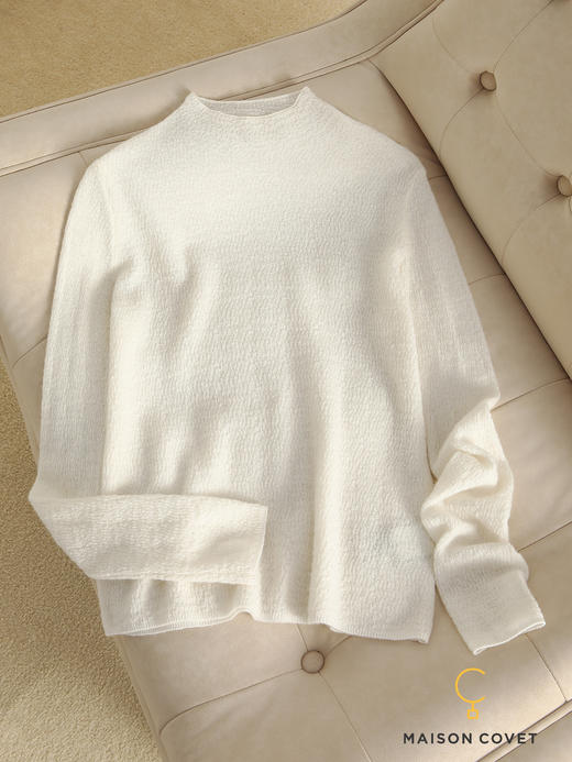 MAISON COVET 纯山羊绒半高领打底衫 商品图3