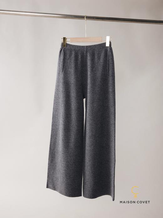 MAISON COVET 纯山羊绒休闲圆领翻边套装 商品图5