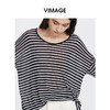 VIMAGE纬漫纪百搭慵懒风空调罩衫薄款宽松针织衫T恤2025春季新款V2301927 商品缩略图8