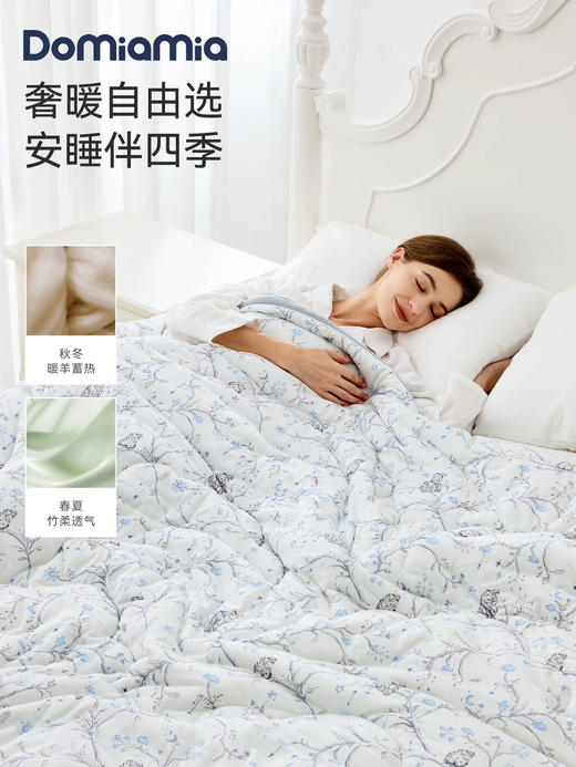 Domiamia 纱布四季被（成人款）加厚保暖可机洗 商品图0