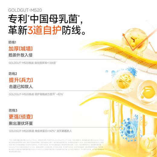 830 万益蓝（WONDERLAB）grow by儿童益生菌2阶小黄瓶双歧杆菌肠胃200亿婴幼儿基础款3-6岁 2g*30瓶装 商品图3