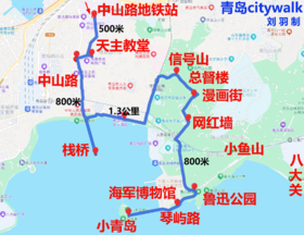 青岛老城区一日游（步行游玩，不开车）