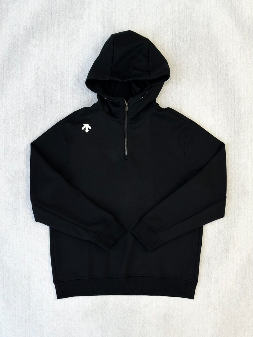 原单正品 DST迪桑特半拉链连帽卫衣空气层帽衫，尺码：M～3XL