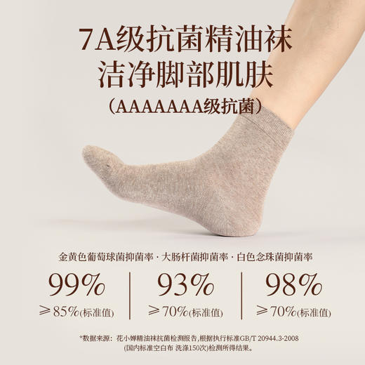 花里家设计师款花小婵中长筒袜5双装 商品图7