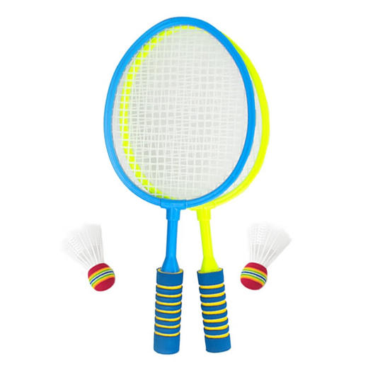 婴待卫儿童双色手把羽毛球拍 户外休闲运动玩具2866 商品图2