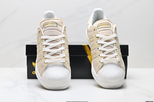 阿迪达斯Adidas Superstar贝壳头经典百搭休闲运动板鞋JS2593男女鞋 商品图6