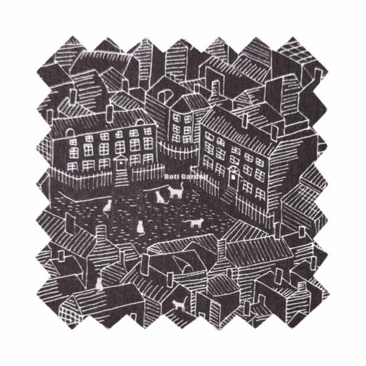 LT287A  Liberty塔纳棉 上海系列 猫之城（CAT CITY）100支高支269/m 商品图0