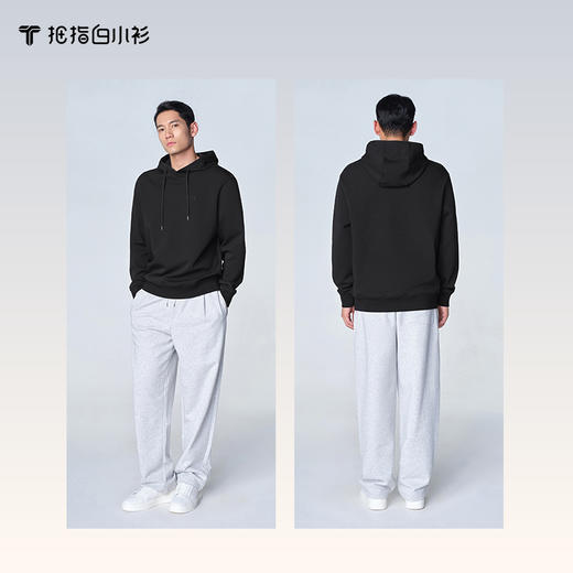 会员-拇指白小T零压感连帽卫衣 商品图3