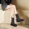 Westory2025年冬季直筒渐变做旧擦脏复古休闲厚底潮酷短靴W25DC85251 商品缩略图0