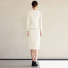 IWY/气质米白色套装女法式名媛小香风职业西装套裙高级感工作服WCS128 商品缩略图4