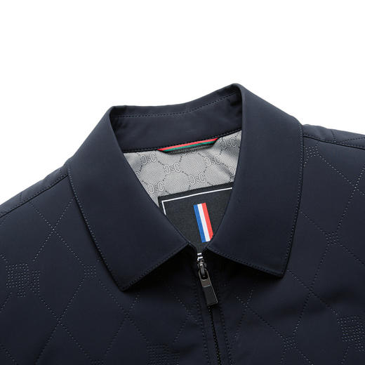 【含桑蚕丝】圣得西男轻商务通勤棉服2025秋季新款百搭行政风外套 商品图10