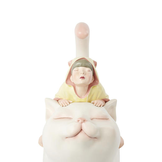 【白夜童话系列】--猫将军--艺术家贾晓鸥雕塑作品 商品图0