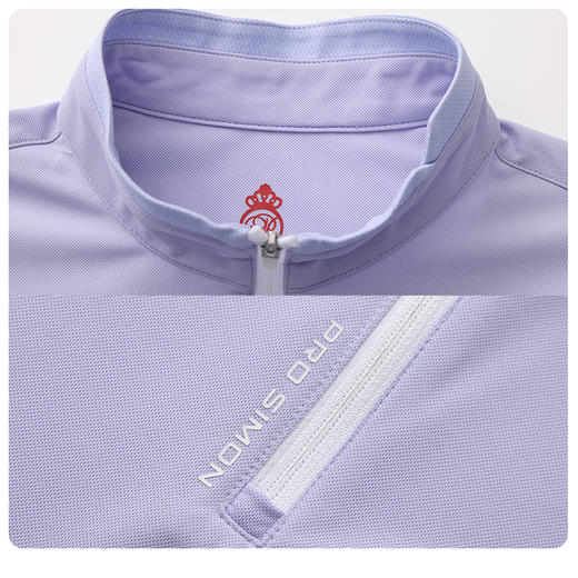 BOW-303A PROSIMON高尔夫秋季女士珠地面料立领拉链长袖 商品图3