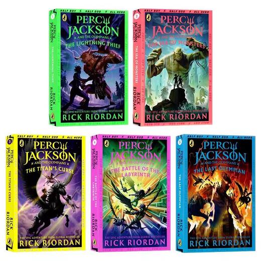 【送原声音频】Percy Jackson 波西杰克逊第一季 5册盒装 商品图1