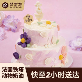 甜梦花园小双层·纯牛乳冰淇淋蛋糕 |  梦雪龙