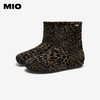 MIO米奥时尚雪地靴圆头平底豹纹保暖舒适短筒女靴子M256652901 商品缩略图2