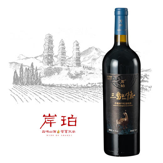 岸珀三晋记忆窨主珍藏2022赤霞珠干红葡萄酒 商品图2