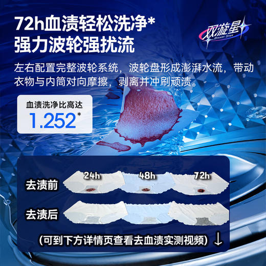 大宇（DAEWOO）内衣内裤专用洗衣机双舱双桶袜子洗衣机迷你小型全自动波轮双仓洗衣机1kg婴儿洗脱一体洗衣机TXD1 商品图2