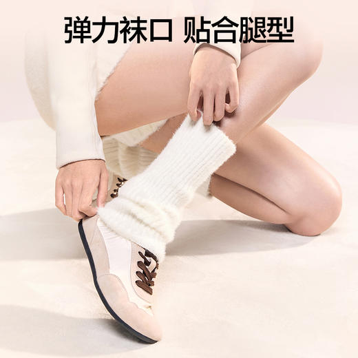 【2双装】SIINSIIN袜套毛绒绒堆堆袜配鲨鱼裤秋冬小腿袜 商品图4