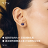 「因」系列 黄金比红玉髓黑玛瑙耳钉 商品缩略图4