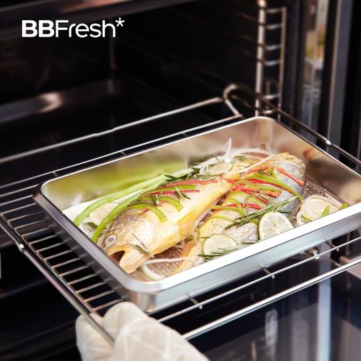 BBFresh宝得鲜316不锈钢饺子盒馄饨收纳盒水饺防粘保鲜盒烤盘 商品图2