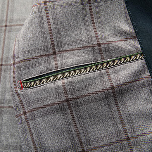 圣得西男士行政风商务翻领休闲夹克2025秋季新款简约易搭有型外套 商品图11