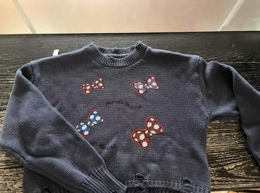 【E选好物】女童韩版宽松毛衣2024年秋季新款印花针织毛衣中大童圆领套头毛衣 商品图0