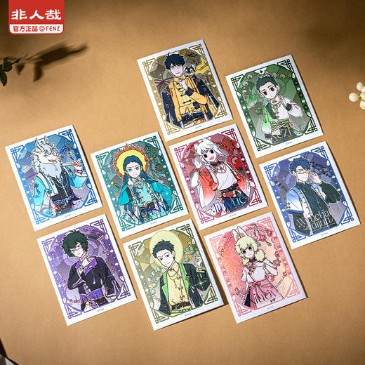 《非人哉官方店》风华绮匣系列拍立得盲盒逆向银卡动漫周边收藏卡牌 商品图0