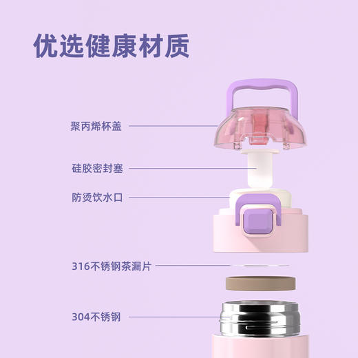 KAKAOFRIENDS 弹跳保温杯316材质保温杯500ML 商品图5