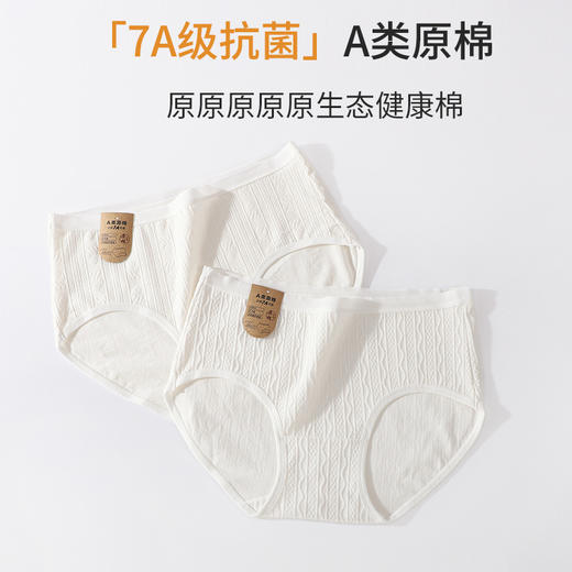 【不卷边 不夹臀 才是好内裤 】60S女士纯棉平角内裤女高腰大码提臀收腹7A蚕丝yi菌打底裤女新款新品 商品图6