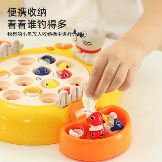 婴待卫Q萌电动小猫钓鱼台 过家家玩具DL301 商品图5