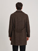 callisto雪茄棕双色斜织纹双排扣大衣 商品缩略图4