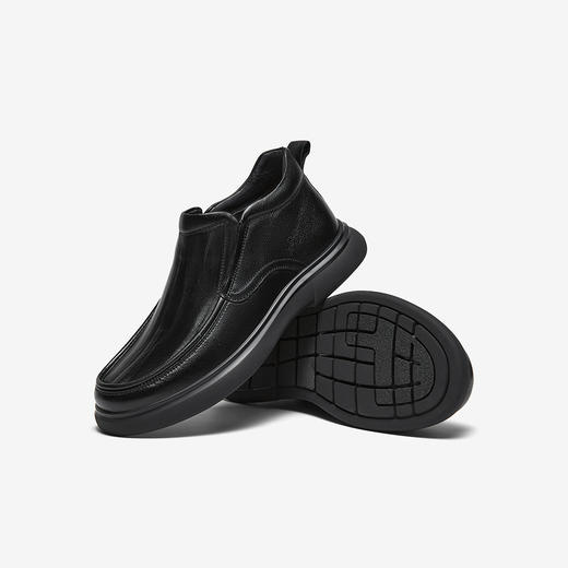 【云粉节】BF楼百思图2025冬季新款休闲皮鞋时尚商务通勤男鞋13025DD5 吊牌价959.现价499 商品图1