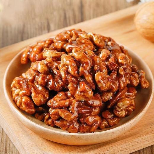 新货琥珀核桃仁蜂蜜芝麻无壳坚果仁饱满大颗粒炒货休闲零食新款新品 商品图1