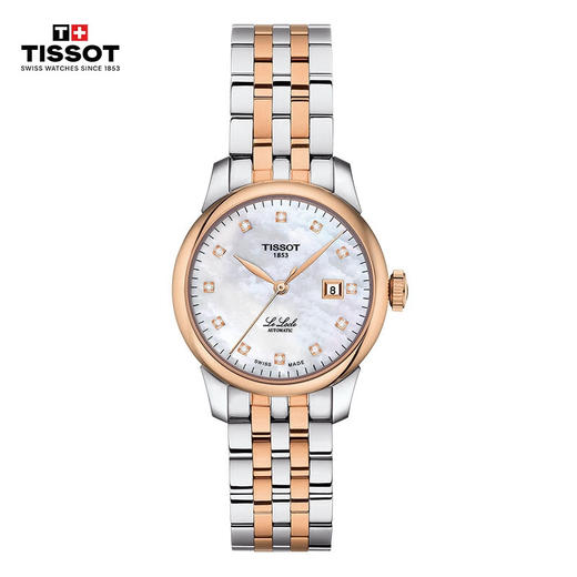 天梭(TISSOT)力洛克系列钢带机械女表T006.207.22.116.00 商品图0