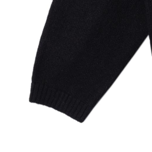 2715SDSA男士秋冬新款痞帅男装复古港风撞色缝线V领针织衫慵懒风毛衣 商品图4