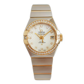 【95新】OMEGA 欧米茄星座系列123.25.27.20.55.002天文台认证同轴自动机械机芯27MM（女款）210825AK01