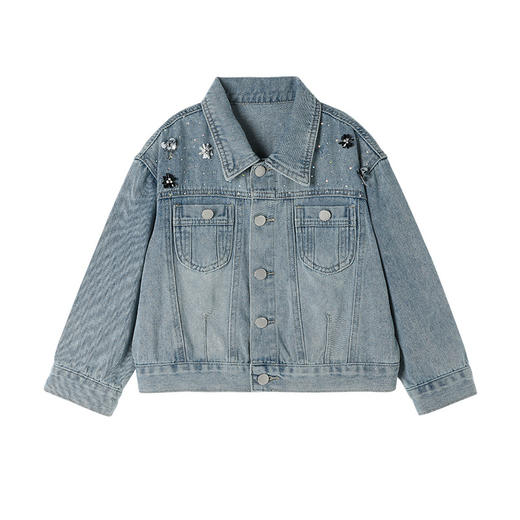 亮片短款牛仔外套 商品图4
