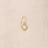 北京仓｜Tityaravy-Gini-金色 心形 白托帕石 吊坠 耳环（单只）［法国设计师］ 商品缩略图0