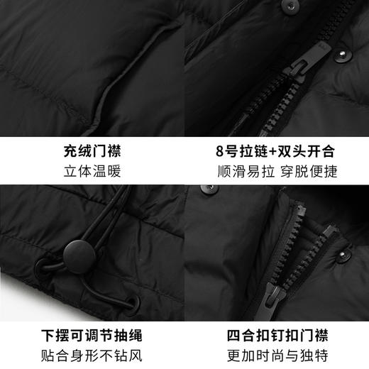 【商场同款】麦檬冬锁暖御寒舒适中长羽绒5FB181171 商品图4
