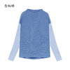 【商场同款】CNK5923 “ 王冠蓝拼色毛衫 ” 宽松廓形，打造慵懒造型。拼色设计简约大方，适配各种场合 商品缩略图9