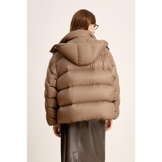 【商场同款】诗凡黎可拆卸帽领鸭绒羽绒服2024冬新款女3FA480071R 商品图4